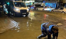 Muğla'da yollar göle döndü