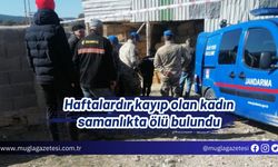 Haftalardır kayıp olan kadın samanlıkta ölü bulundu