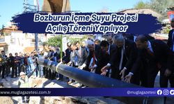 Bozburun İçme Suyu Projesi Açılış Töreni Yapılıyor