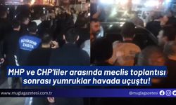 MHP ve CHP'liler arasında meclis toplantısı sonrası yumruklar havada uçuştu!