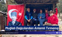 Muğlalı Dağcılardan Anlamlı Tırmanış