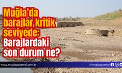 Muğla’da barajlar kritik seviyede: Barajlardaki son durum ne?