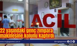 22 yaşındaki genç zımpara makinesine kolunu kaptırdı