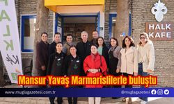 Mansur Yavaş Marmarislilerle buluştu