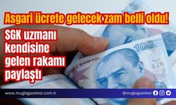 Asgari ücrete gelecek zam belli oldu! SGK uzmanı kendisine gelen rakamı paylaştı