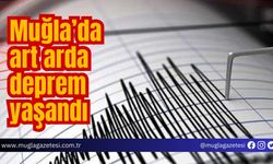 Muğla’da art arda deprem yaşandı