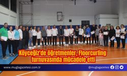 Köyceğiz'de öğretmenler, Floorcurling turnuvasında mücadele etti