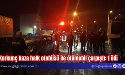 Korkunç kaza halk otobüsü ile otomobil çarpıştı: 1 ölü