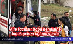 Aile faciası: Baba kendisine bıçak çeken oğlunu vurdu