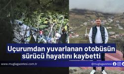 Uçurumdan yuvarlanan otobüsün sürücü hayatını kaybetti