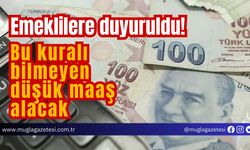 Emeklilere duyuruldu! Bu kuralı bilmeyen düşük maaş alacak