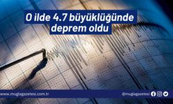 O ilde 4.7 büyüklüğünde deprem oldu