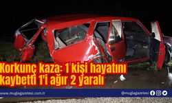 Korkunç kaza: 1 kişi hayatını kaybetti 1'i ağır 2 yaralı