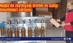 Muğla'da zeytinyağı üretim ve satışı denetimleri sürüyor