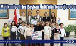 Minik misafirler Başkan Ünlü’nün konuğu oldu