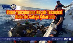 Umut Yolcularının Kaçak Tekneleri İhale İle Satışa Çıkartıldı