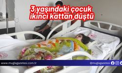 3 yaşındaki çocuk ikinci kattan düştü