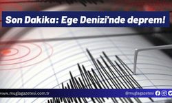 Son Dakika: Ege Denizi'nde deprem!