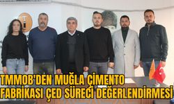 TMMOB'DEN MUĞLA ÇİMENTO FABRİKASI ÇED SÜRECİ DEĞERLENDİRMESİ