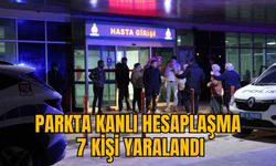 PARKTA KANLI HESAPLAŞMA: 7 KİŞİ YARALANDI