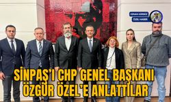 SİNPAŞ’I CHP GENEL BAŞKANI ÖZGÜR ÖZEL’E ANLATTILAR