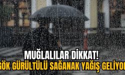 MUĞLALILAR DİKKAT! GÖK GÜRÜLTÜLÜ SAĞANAK YAĞIŞ GELİYOR