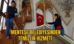 MENTEŞE BELEDİYESİNDEN TEMİZLİK HİZMETİ