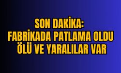 SON DAKİKA: FABRİKADA PATLAMA OLDU ÖLÜ VE YARALILAR VAR