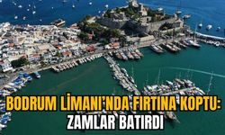 BODRUM LİMANI’NDA FIRTINA KOPTU: ZAMLAR BATIRDI