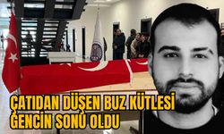 ÇATIDAN DÜŞEN BUZ KÜTLESİ, GENCİN SONU OLDU