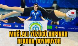 MUĞLALI YÜZÜCÜ AKPINAR REKORA DOYMUYOR