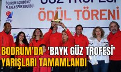 BODRUM'DA  'BAYK GÜZ TROFESİ' YARIŞLARI TAMAMLANDI