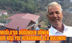 MUĞLA'DA DÜĞÜNDEN DÖNEN BİR KİŞİ YOL KENARINDA ÖLÜ BULUNDU