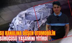 SU KANALINA DÜŞEN OTOMOBİLİN SÜRÜCÜSÜ YAŞAMINI YİTİRDİ