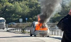 Muğla'da Araç Alev Alev Yandı!