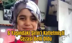 6 Yaşındaki Şirin'i Katletmişti: Cezası Belli Oldu