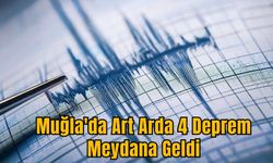 Muğla'da Art Arda 4 Deprem Meydana Geldi