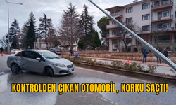 KONTROLDEN ÇIKAN OTOMOBİL, KORKU SAÇTI!