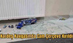 Kardeş Kavgasında Cam Çerçeve Kırıldı