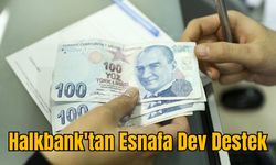 Halkbank'tan Esnafa Dev Destek