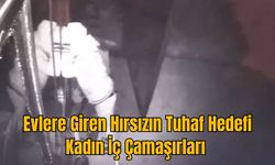 Evlere Giren Hırsızın Tuhaf Hedefi: Kadın İç Çamaşırları