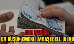 SON DAKİKA: EN DÜŞÜK EMEKLİ MAAŞI BELLİ OLDU