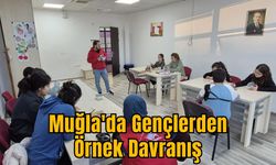 Muğla'da Gençlerden Örnek Davranış