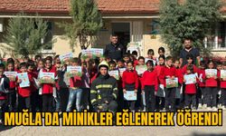 MUĞLA'DA MİNİKLER EĞLENEREK ÖĞRENDİ