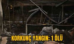 KORKUNÇ YANGIN: 1 ÖLÜ