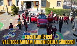 ÇOCUKLAR İSTEDİ VALİ TOGG MAKAM ARACINI OKULA GÖNDERDİ