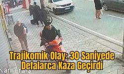 Trajikomik Olay: 30 Saniyede Defalarca Kaza Geçirdi