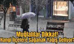 Muğlalılar Dikkat! Hangi İlçelere Sağanak Yağış Geliyor?