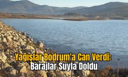 Yağışlar Bodrum'a Can Verdi: Barajlar Suyla Doldu