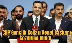 CHP Gençlik Kolları Genel Başkanı Gözaltına Alındı